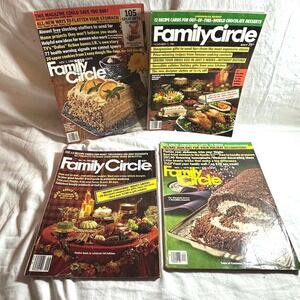 Vintage Family Circle Magazine Lt 1979-1983 Holiday Recipes Decor Fall Craft Ads
